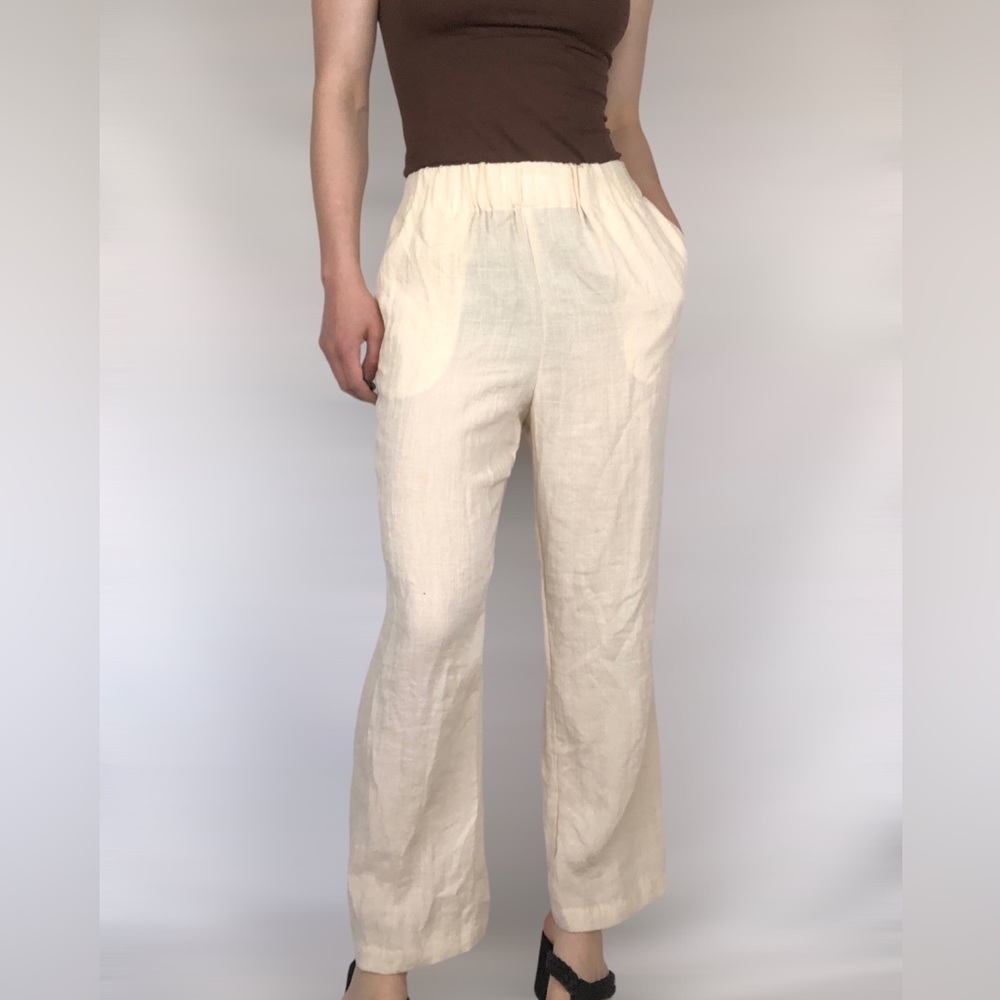 Monki Straight Leg High Waist Pants‎